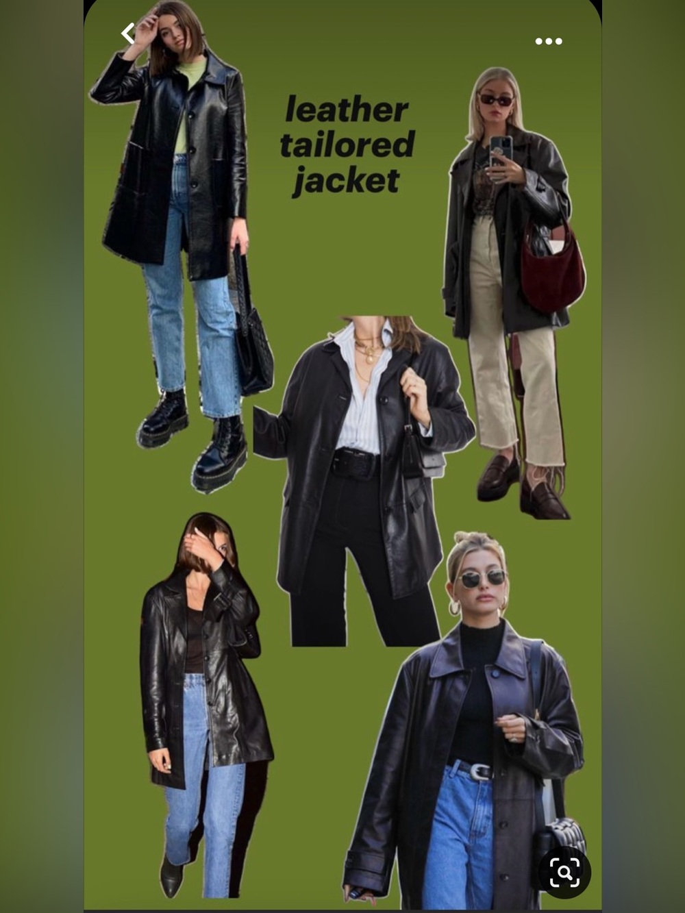 Danier Black Leather 90s Button-Up Coat